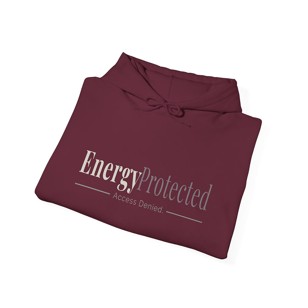 Thumbnail: Energy Protected Hoodie Dark  – Boundaries & Boss Energy