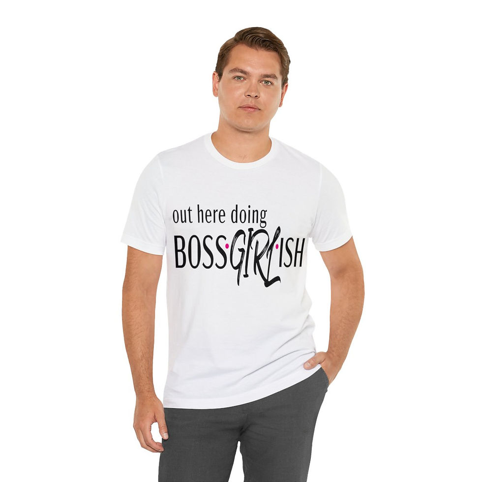 Thumbnail: Boss Girl-Ish, Unisex Jersey Short Sleeve Tee