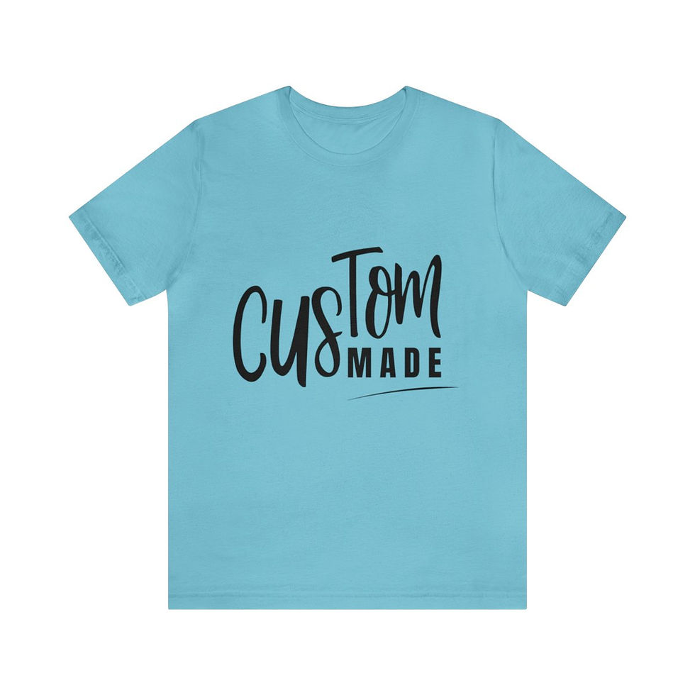 Thumbnail: Custom Made, Unisex Jersey Short Sleeve Tee