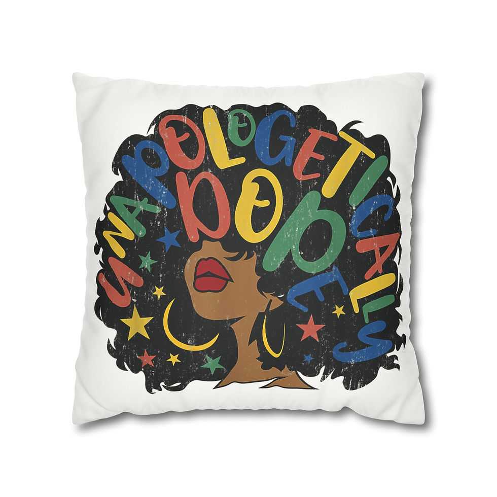 Thumbnail: Bold Afrocentric Pillowcase - Unapologetically Dope Decor