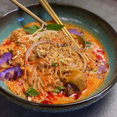 Mee Gati (Curry Noodles) at Prime Thai, Elkin NC