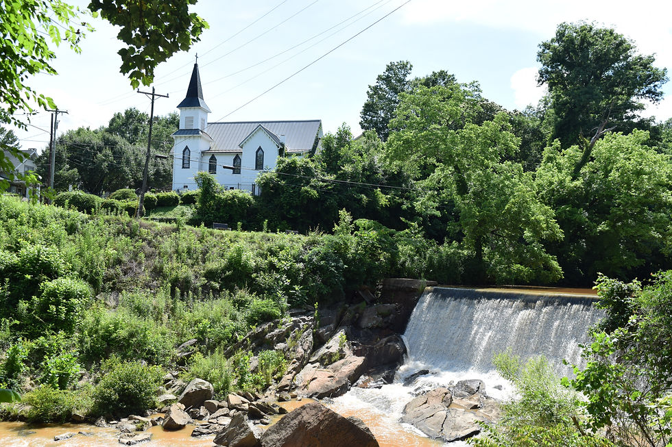 Big Elkin Creek Waterfall, Elkin NC