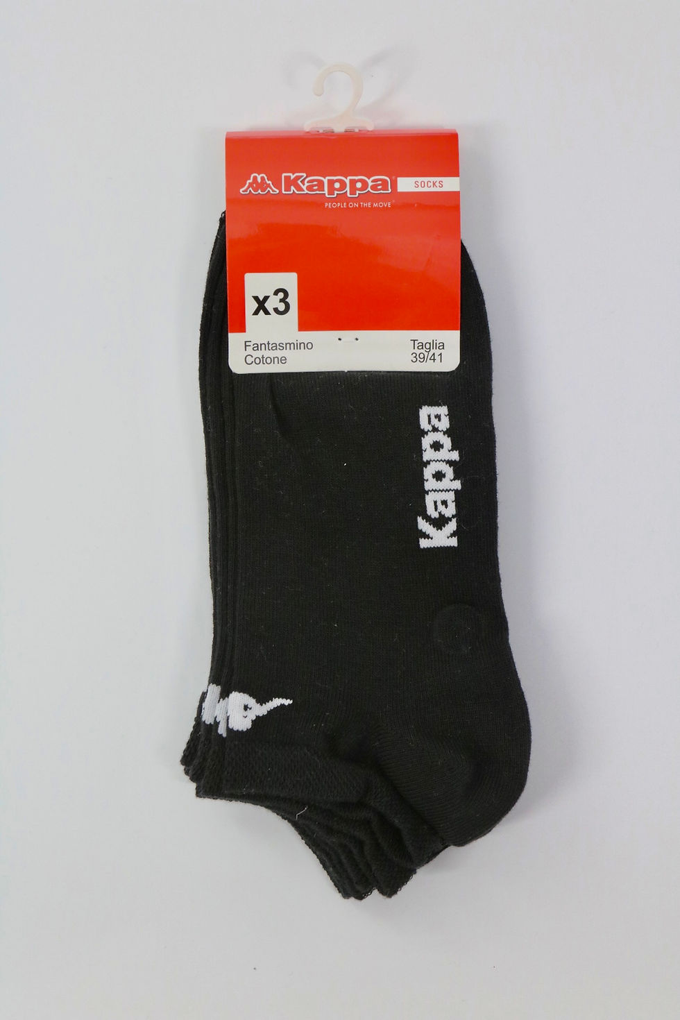 Miniatura: KAPPA SOCKS FANTASMINO COTONE 3 PAIA NERO