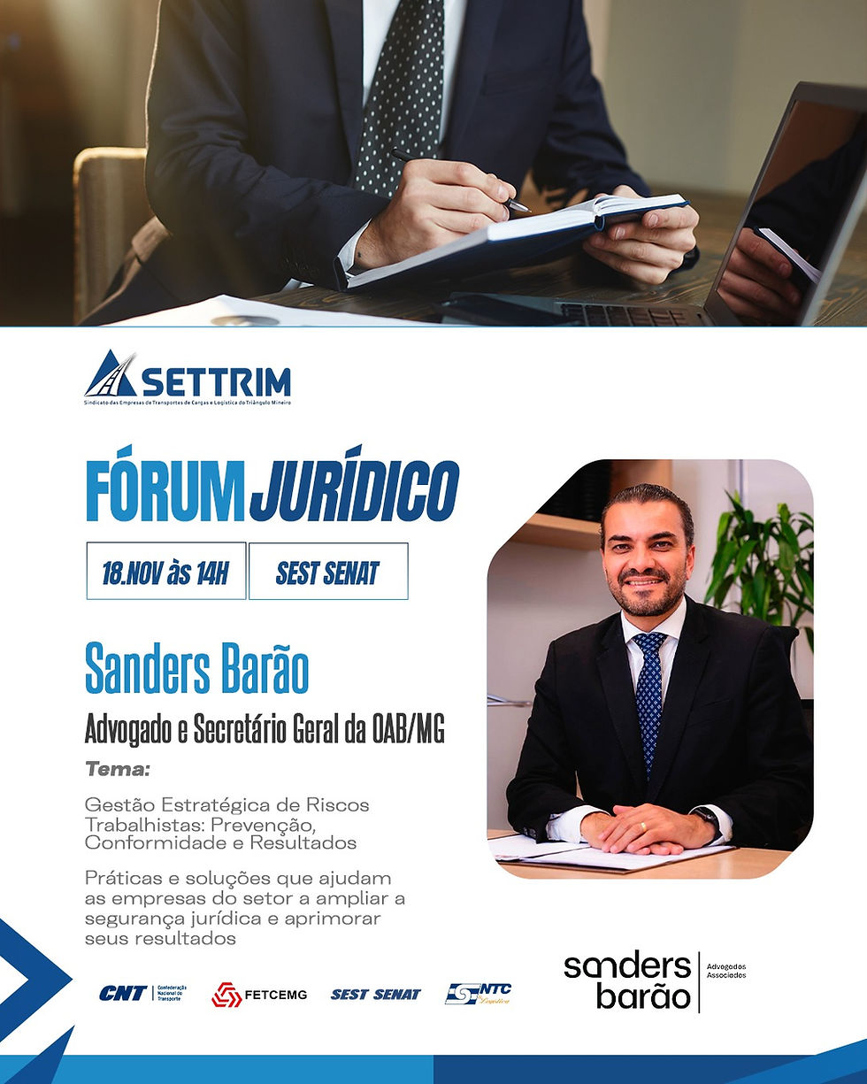 Palestrante confirmado no Fórum Jurídico Settrim 2025!
