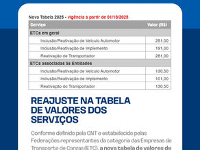 Atenção, transportadores!