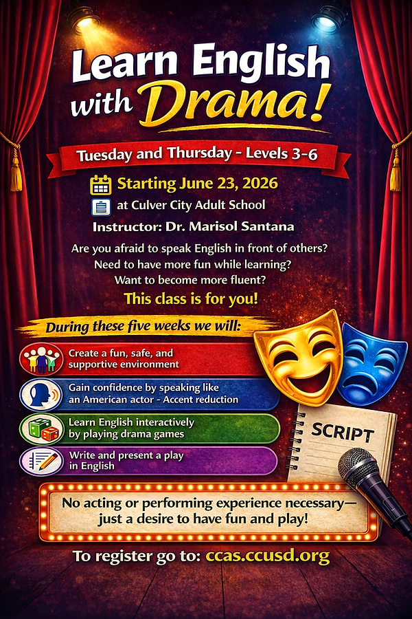 Learn English through drama class