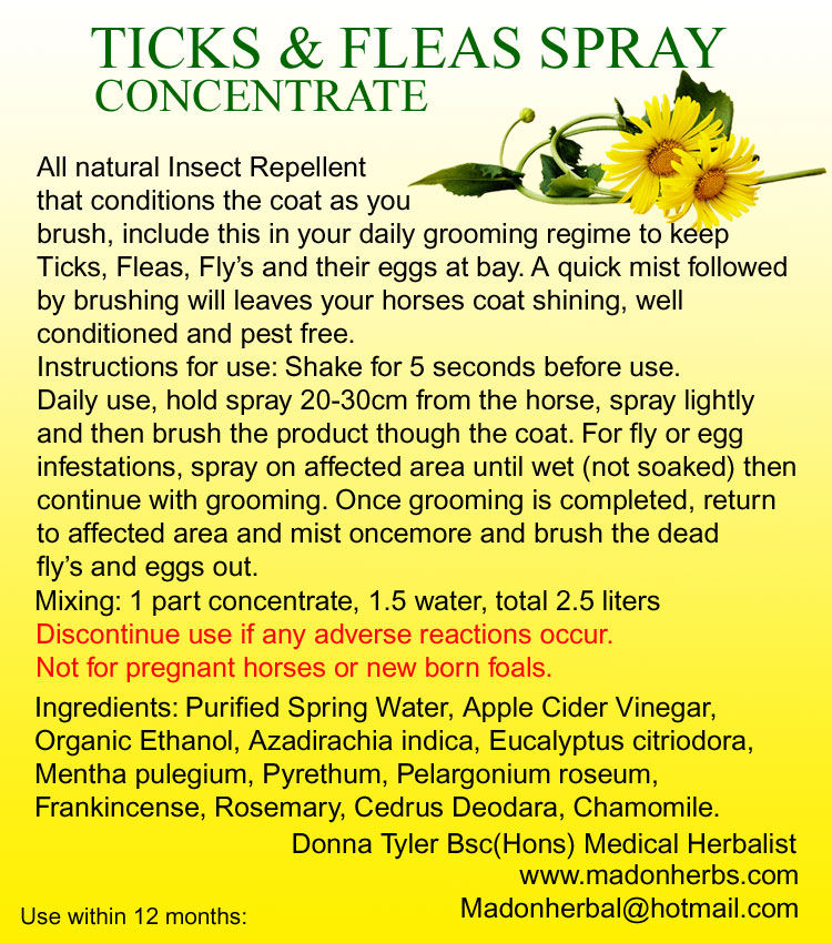 Thumbnail: Ticks and Fleas (Horse concentrate) 1ltr