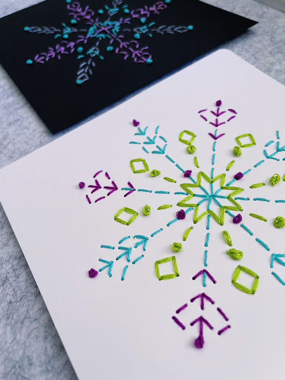 Paper Embroidery Snowflakes Workshop