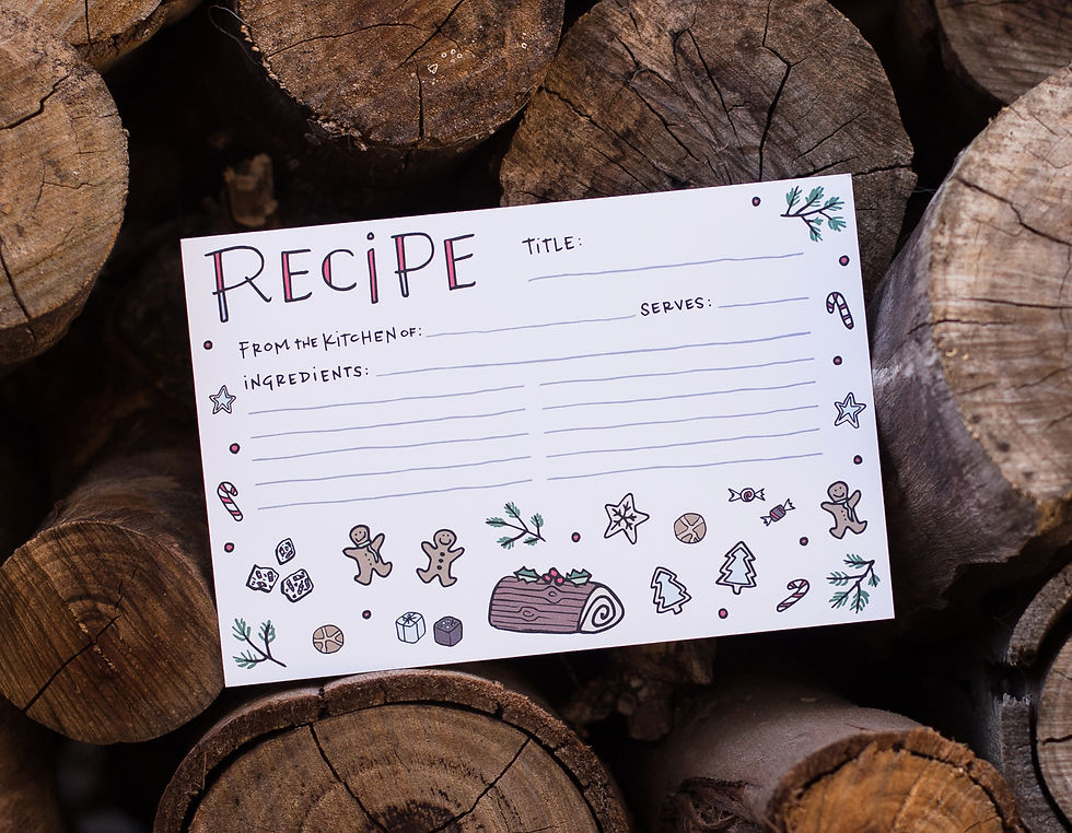 Thumbnail: Merriment Recipe Card | Set of 8