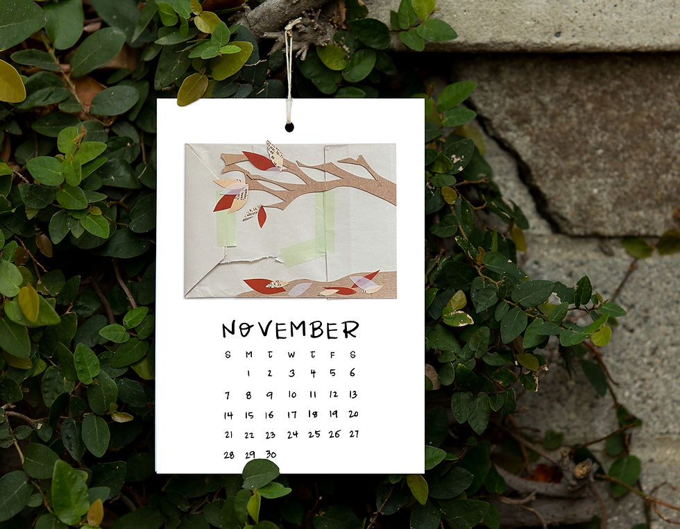 Thumbnail: 2027 Collage Calendar | Desk or Wall Variety