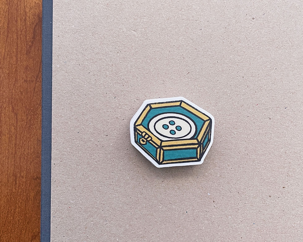 Thumbnail: Fillory & Further Button | Vinyl Sticker