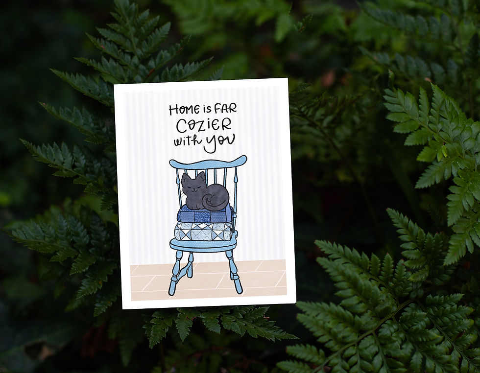 Thumbnail: Cozier with You | Love & Friendship Card
