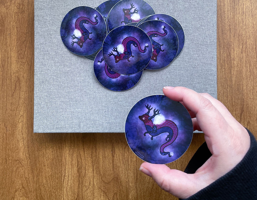 Thumbnail: Bonsai Dragon Sprite | Vinyl Sticker