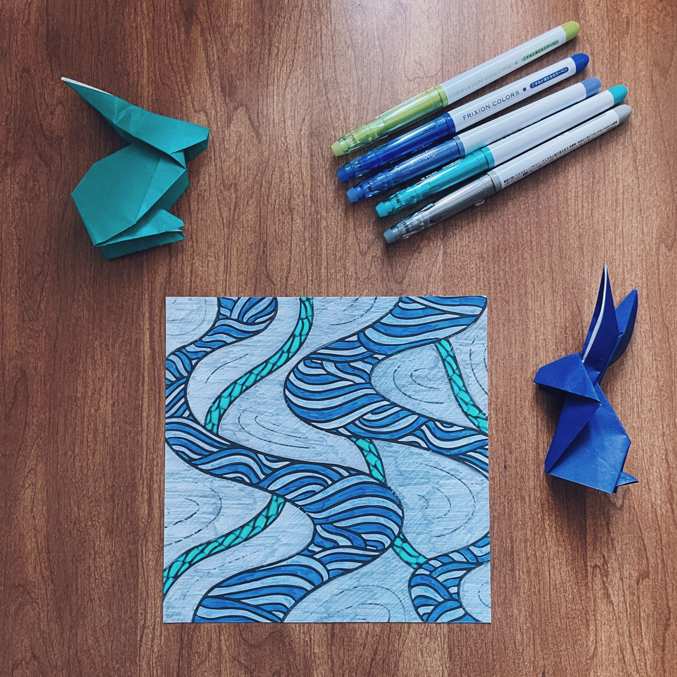 Origami Coloring Pages | Printable Downloads