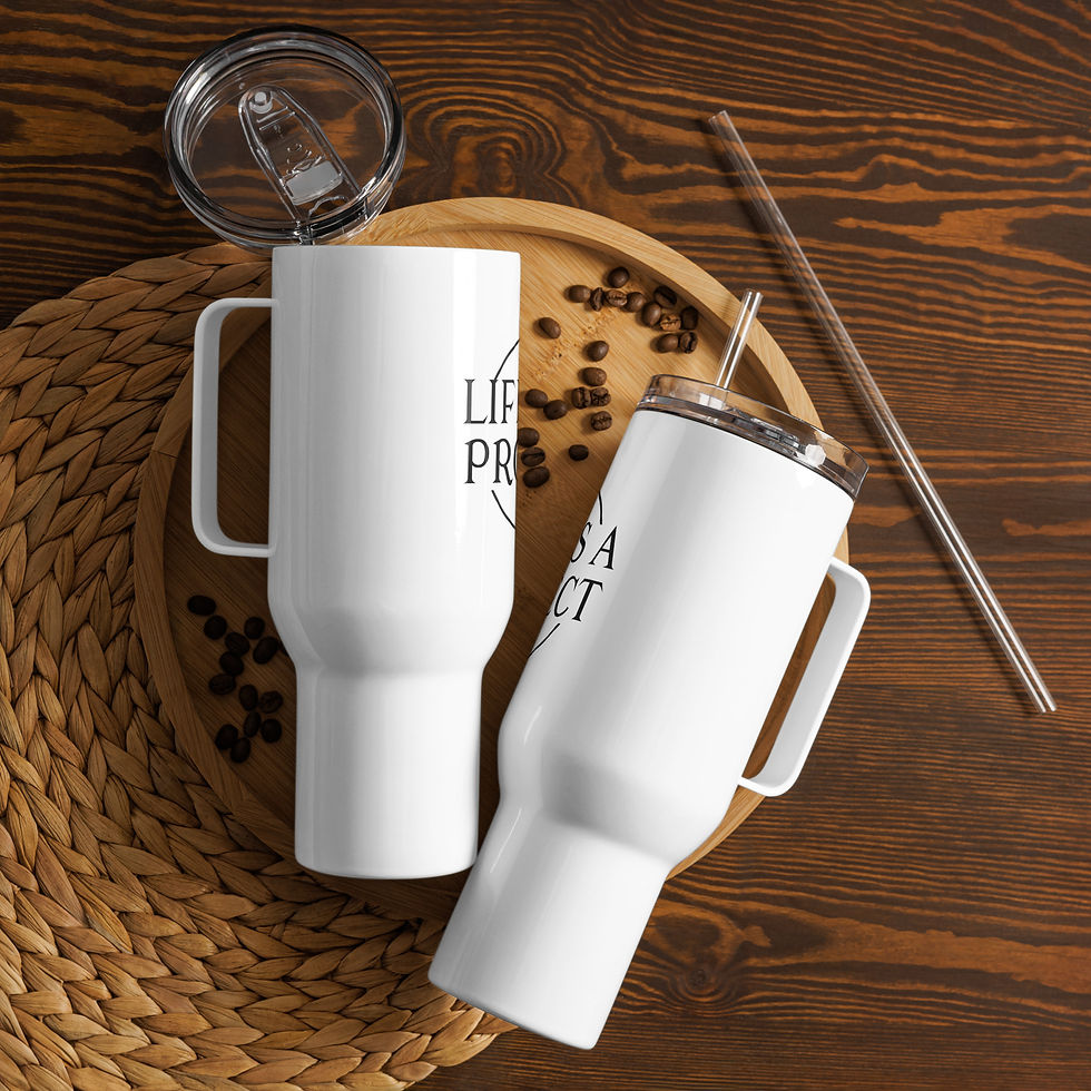 Thumbnail: Travel mug with a handle
