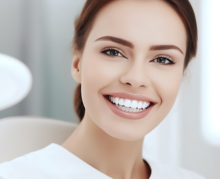 young female with beautiful smile