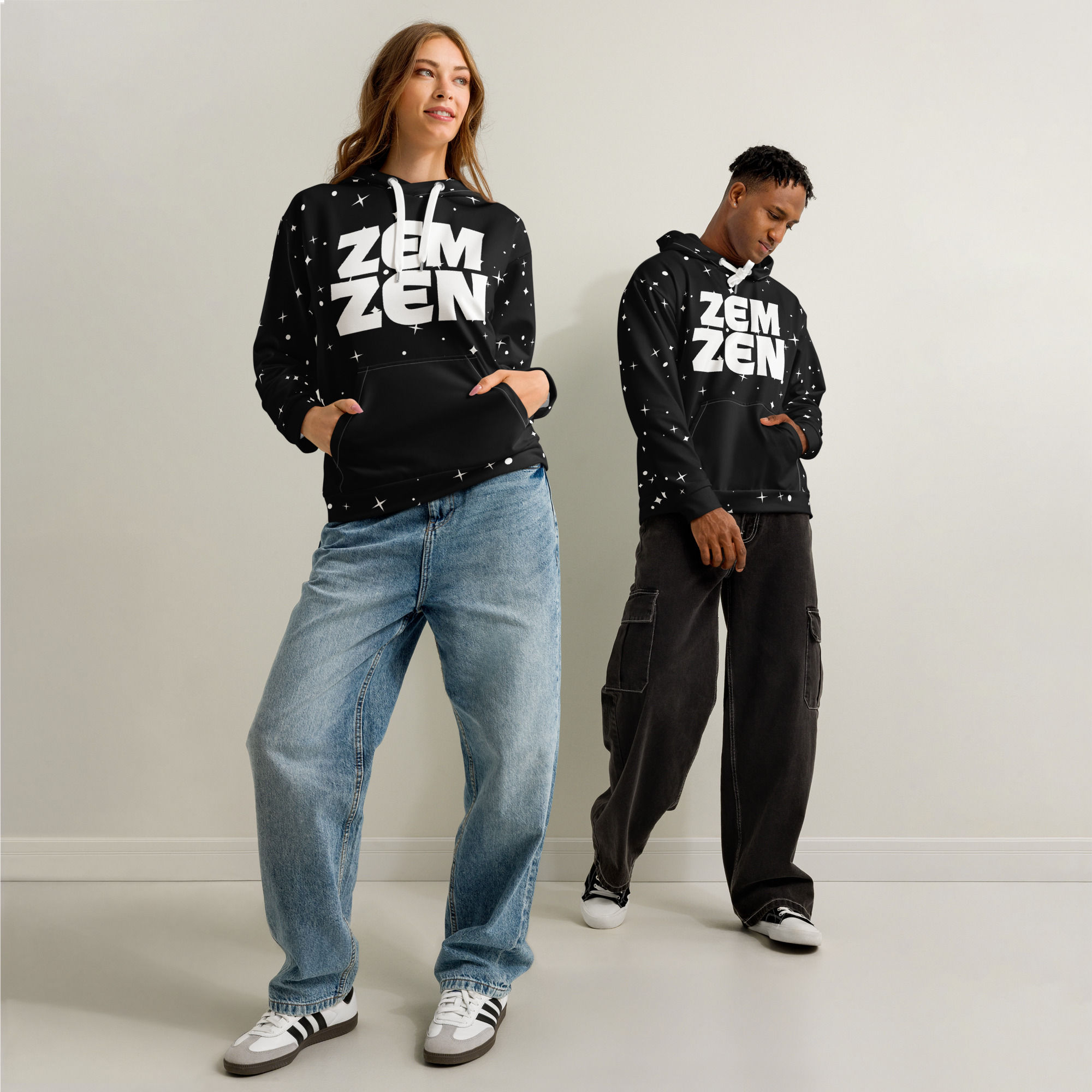 Unisex cotton hoodie