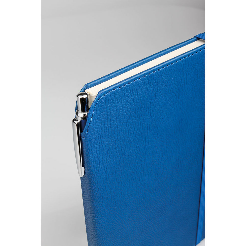 Miniatura: Caderno A5 em couro sintético personalizado