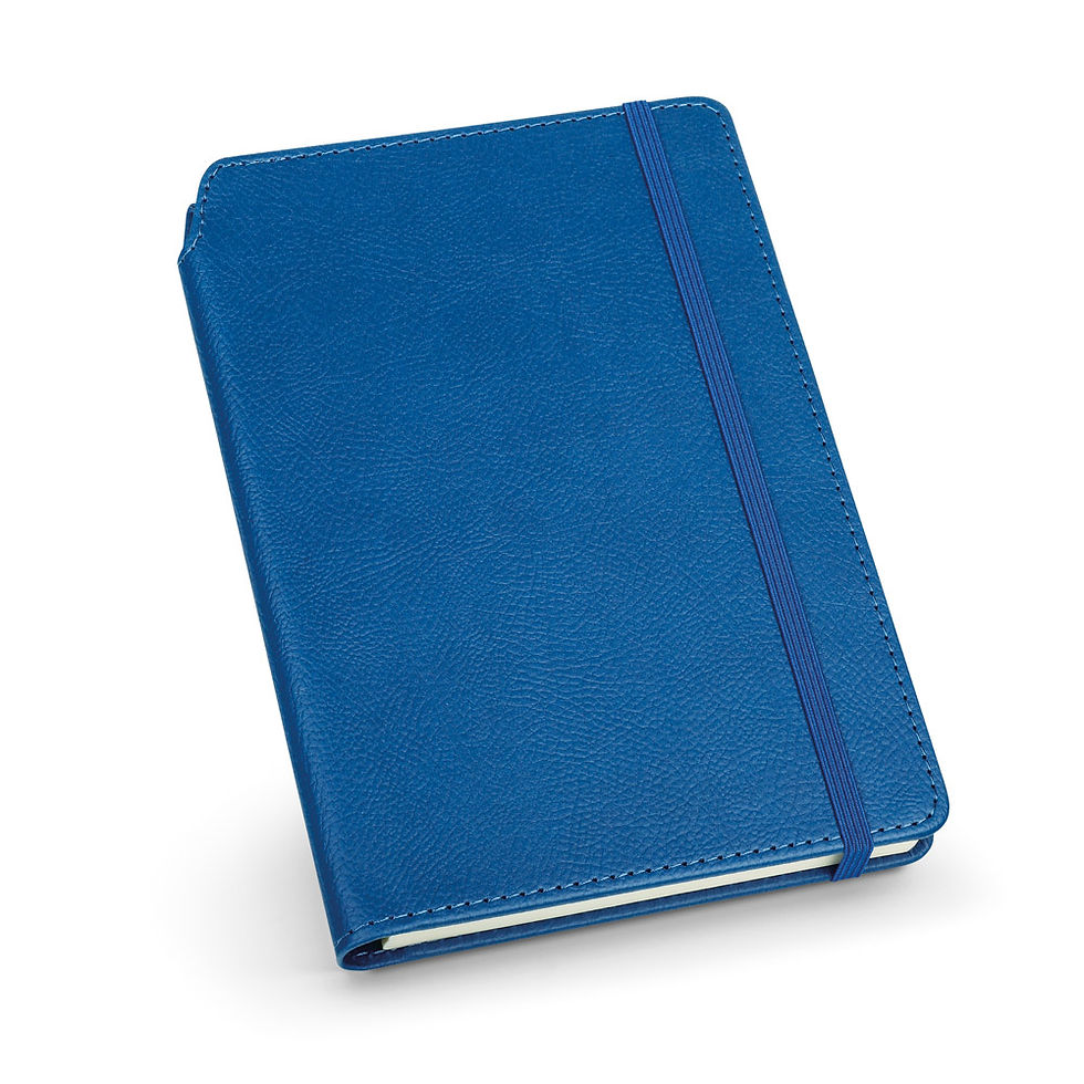 Miniatura: Caderno A5 em couro sintético personalizado