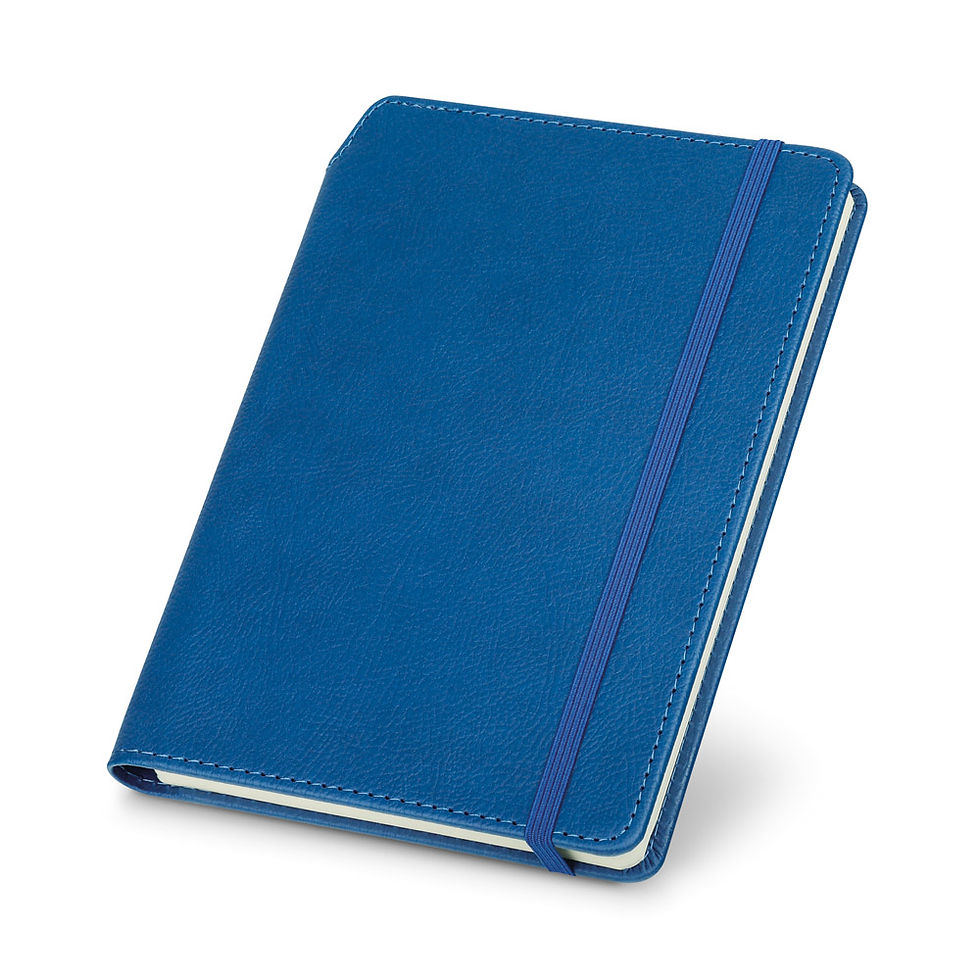 Miniatura: Caderno A5 em couro sintético personalizado