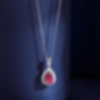 Miniature : Pear Shape 925 Sterling Silver Necklace