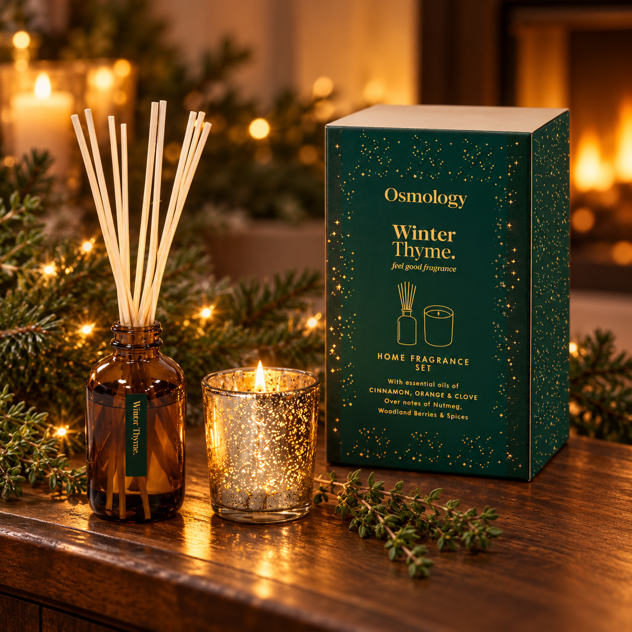 Osmology Winter Thyme Gold Multi Gift Set