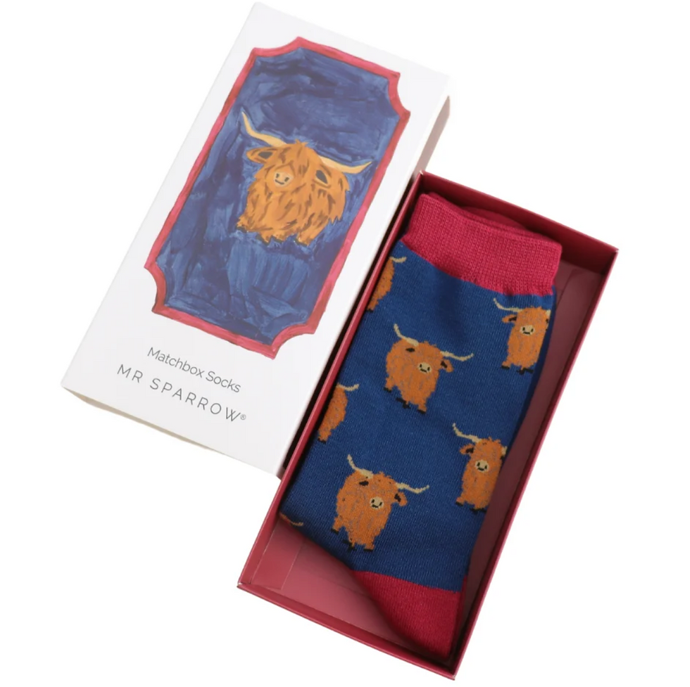 Men’s Matchbox Highland Herd Socks