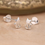Thumbnail: Sterling silver cat earrings