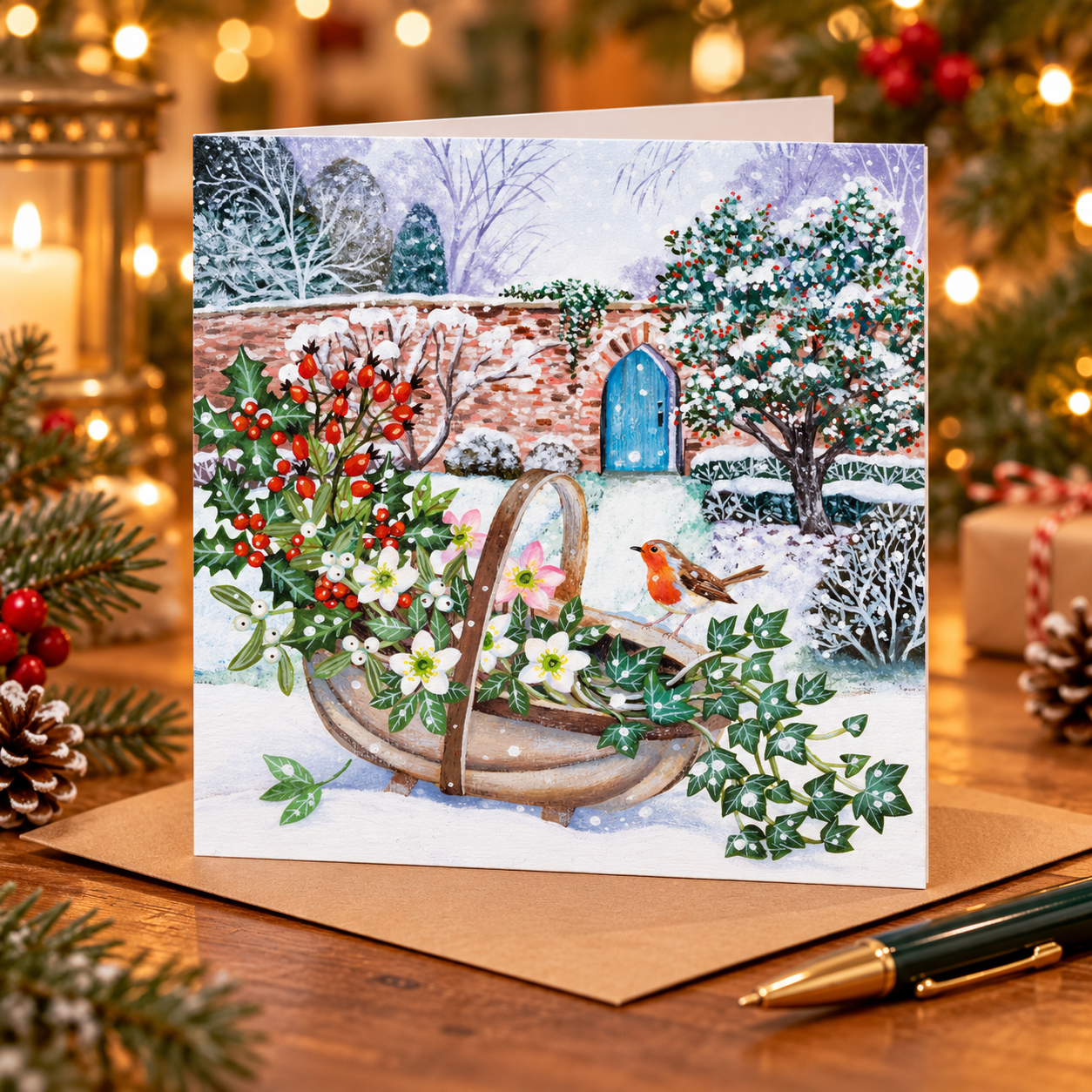 Decorations for the House Charity Xmas cards