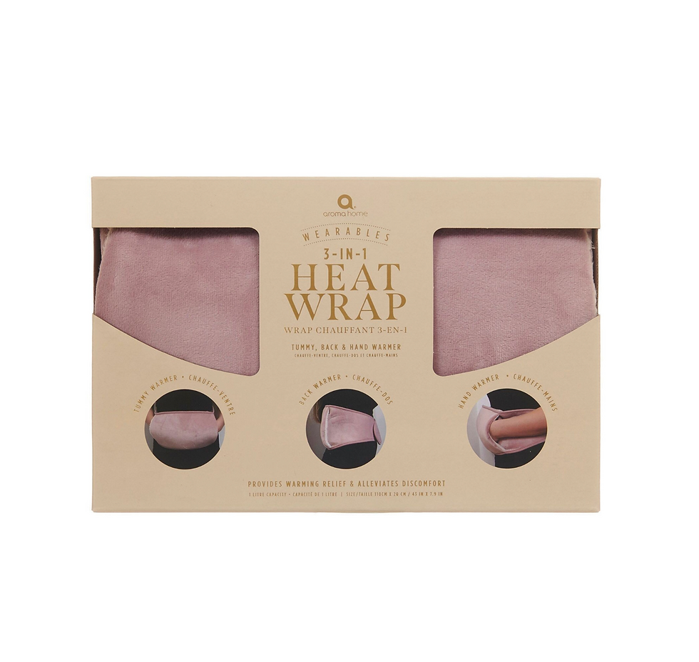 Aroma Home 3 in 1 Heat Wrap - Pink boxed
