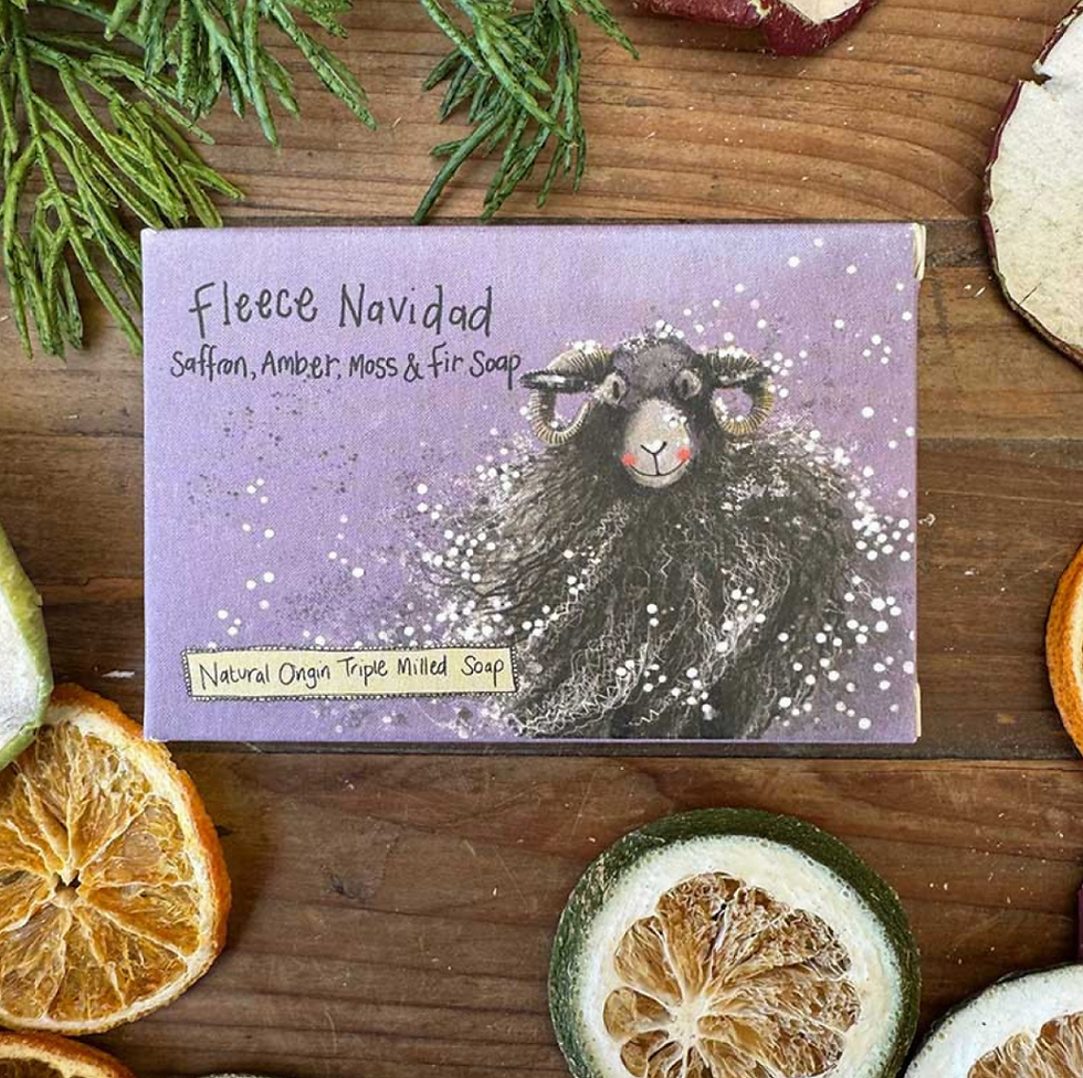 Fleece Navidad - Saffron, Amber, Moss and Fir Soap