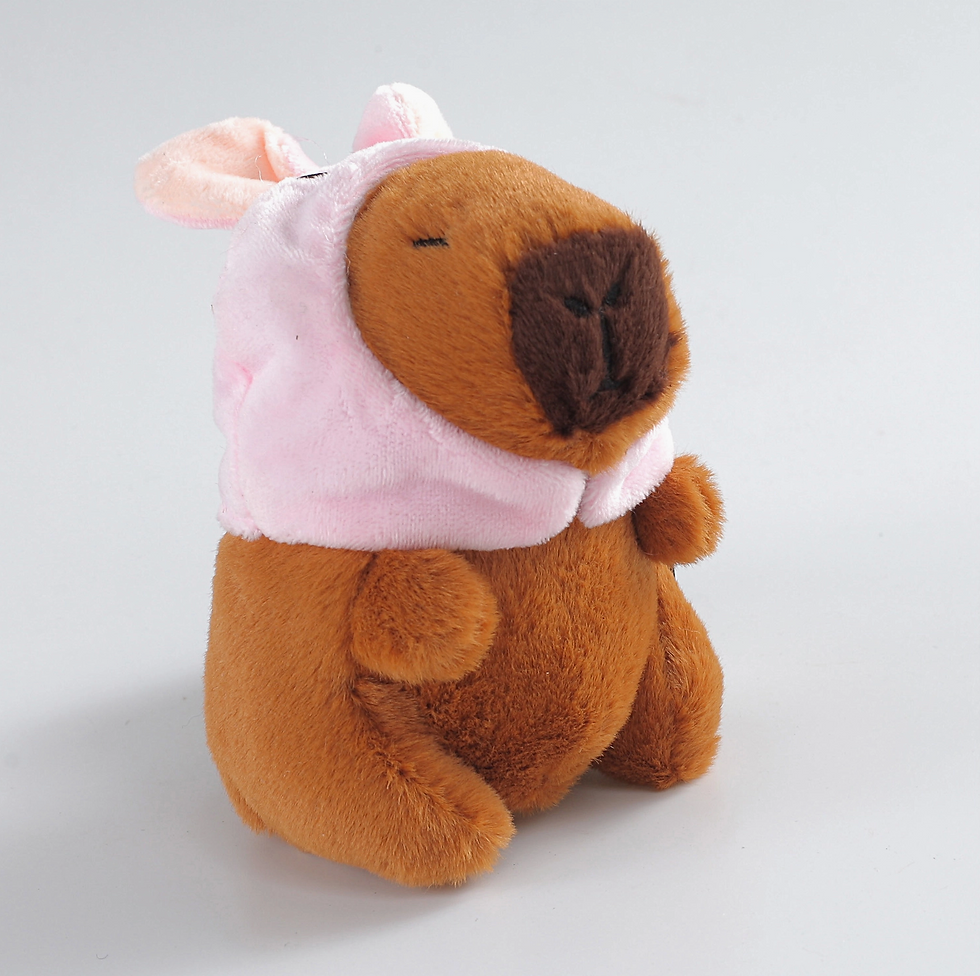 Pink Rabbit Capy Charm