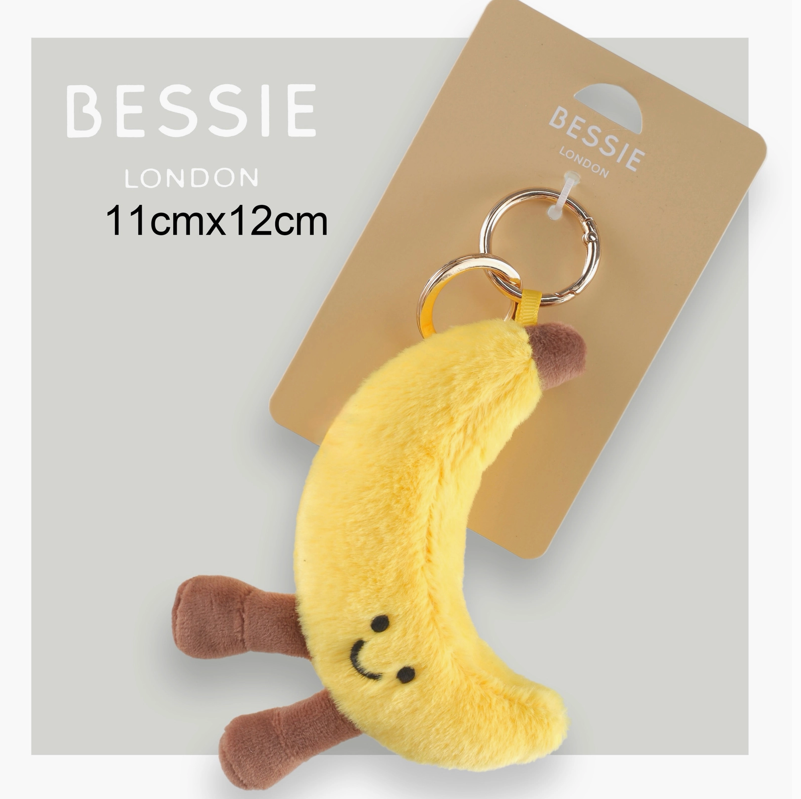 Plush Banana Bag Charm