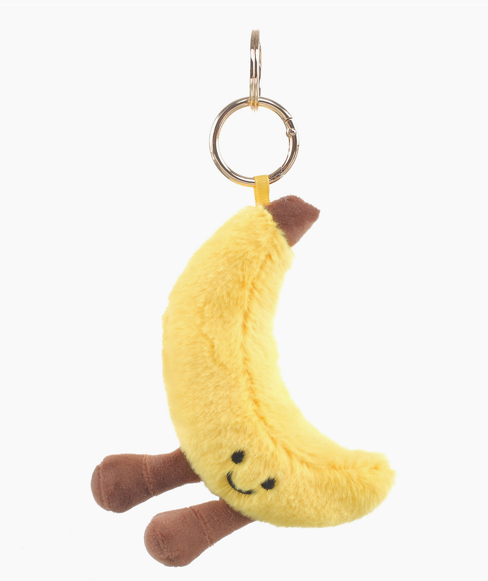 Plush Banana Bag Charm