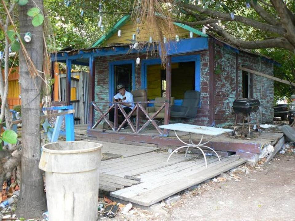 Jimbo's on Virginia Key. Oneofakind, "Old Florida" bait shop turned Bar, Smoke House...