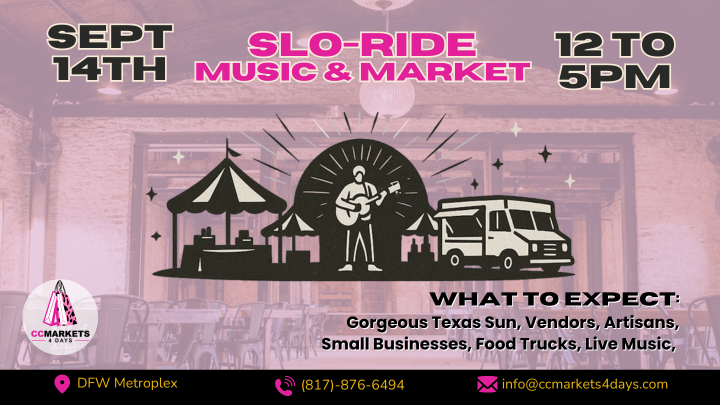 Slo Ride Market & Music @ Hico Hall