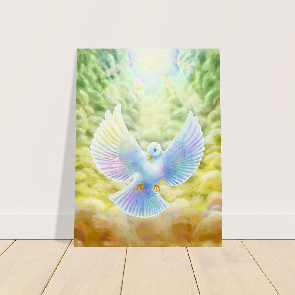 Thumbnail: Matte Paper Poster - Like a dove