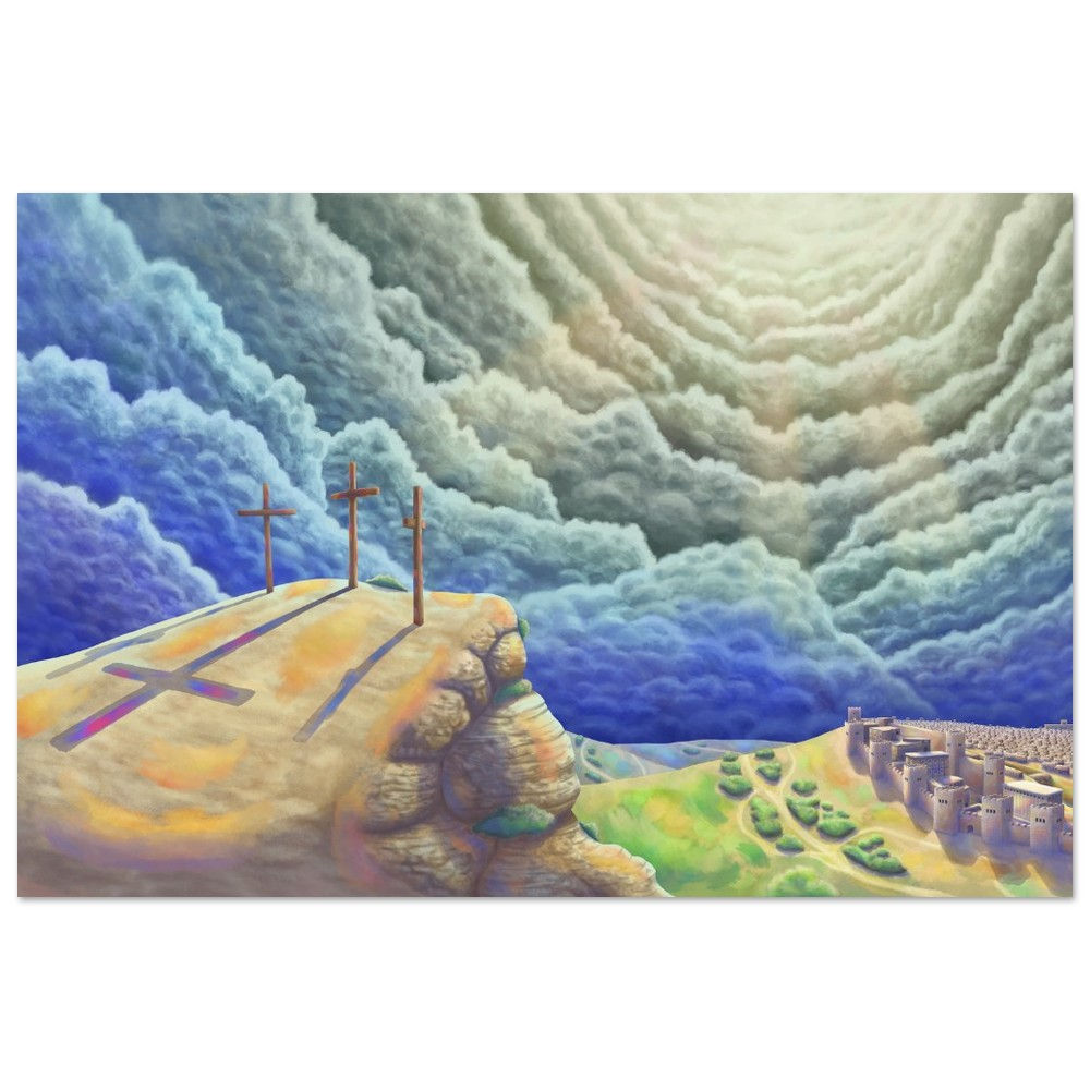 Aluminum Print - For God so loved the world