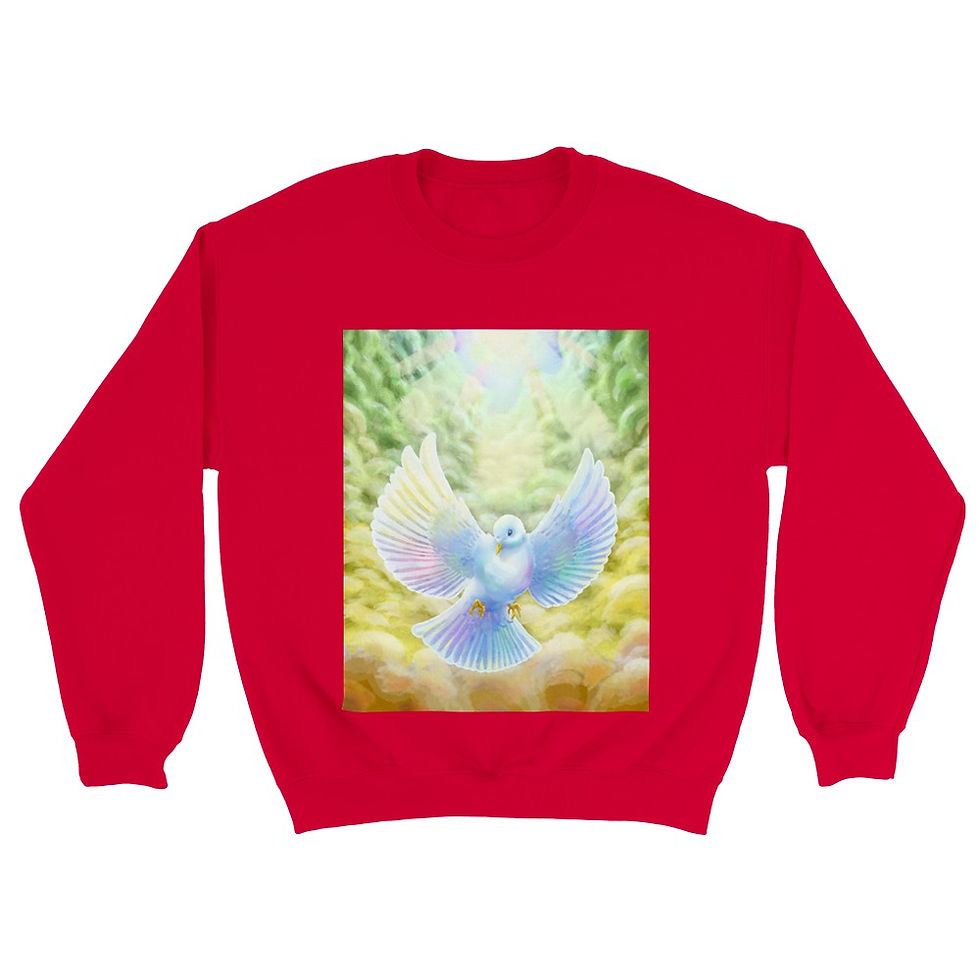 Thumbnail: Sweatshirt, Crewneck - English - Like a dove