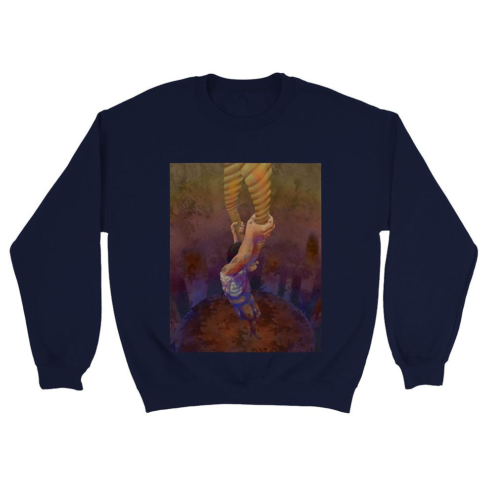Miniatura: Sudadera, Cuello Redondo - Inglés - Sacado del lodo cenagoso