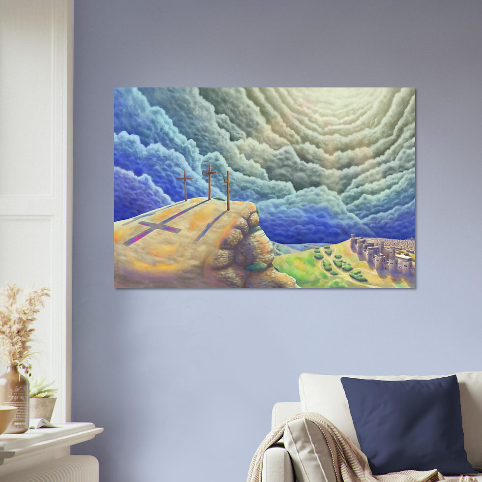 Thumbnail: Aluminum Print - For God so loved the world