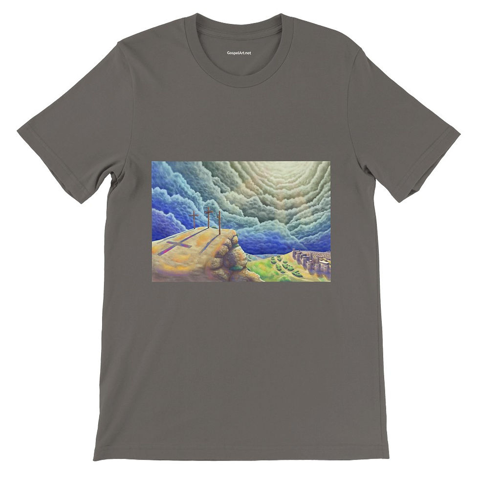 Thumbnail: T-Shirt, Crewneck - Spanish - For god so loved the world
