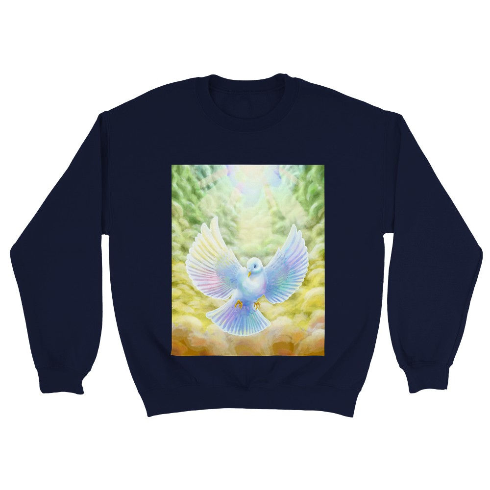 Sweatshirt, Crewneck - Spanish - Like a dove