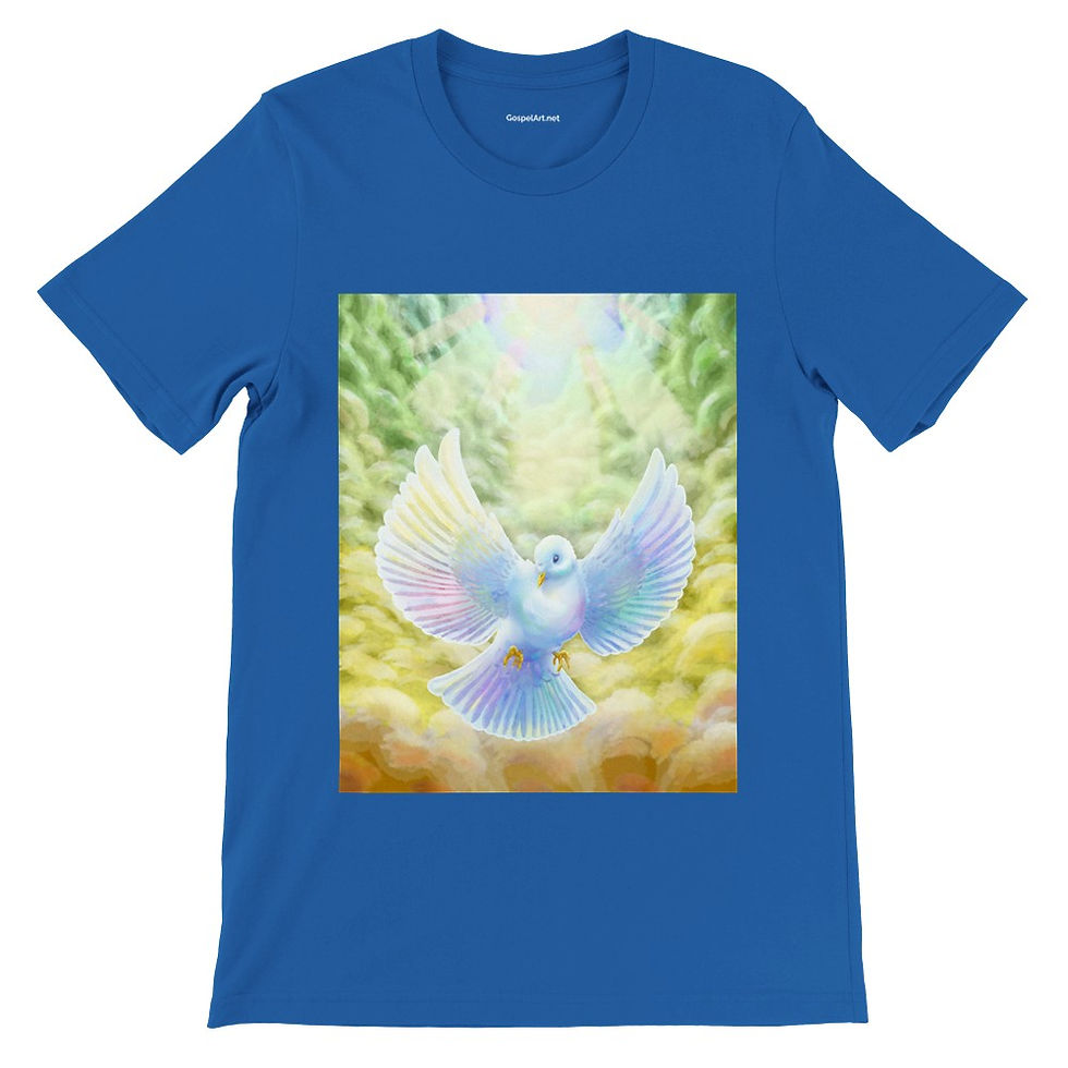 Thumbnail: T-Shirt, Crewneck - English - Like a dove