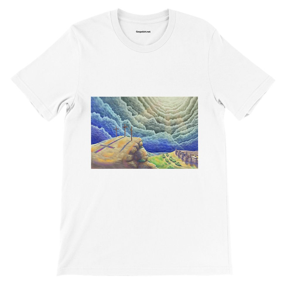 Thumbnail: T-Shirt, Crewneck - Spanish - For god so loved the world