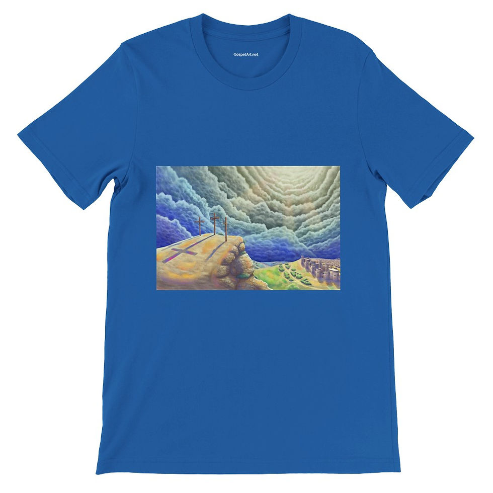 Thumbnail: T-Shirt, Crewneck - English - For god so loved the world