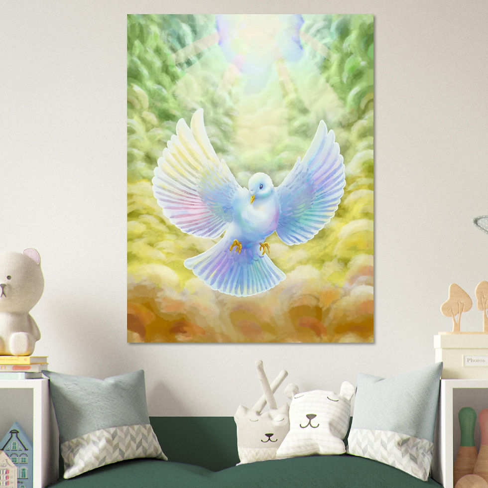 Thumbnail: Matte Paper Poster - Like a dove