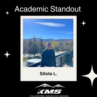 Academic Standout - Sitota L.