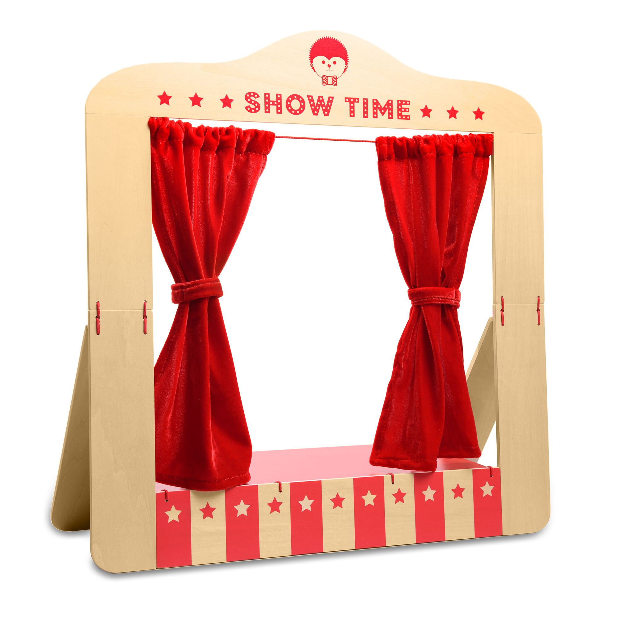 תיאטרון בובות מעץ