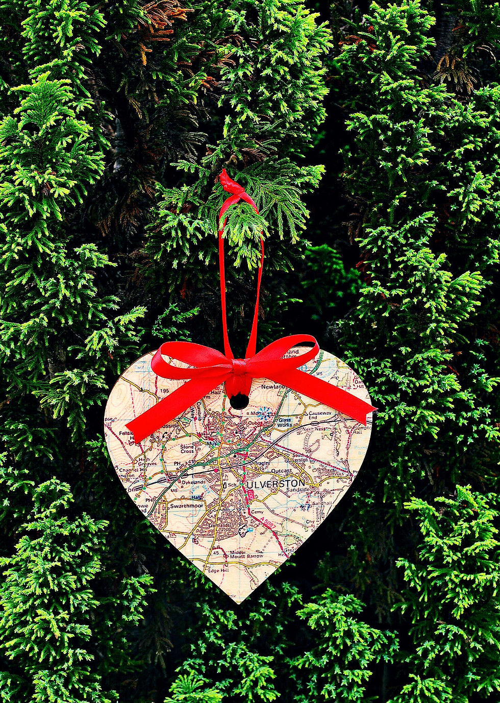 Thumbnail: Personalised Wooden Map Heart